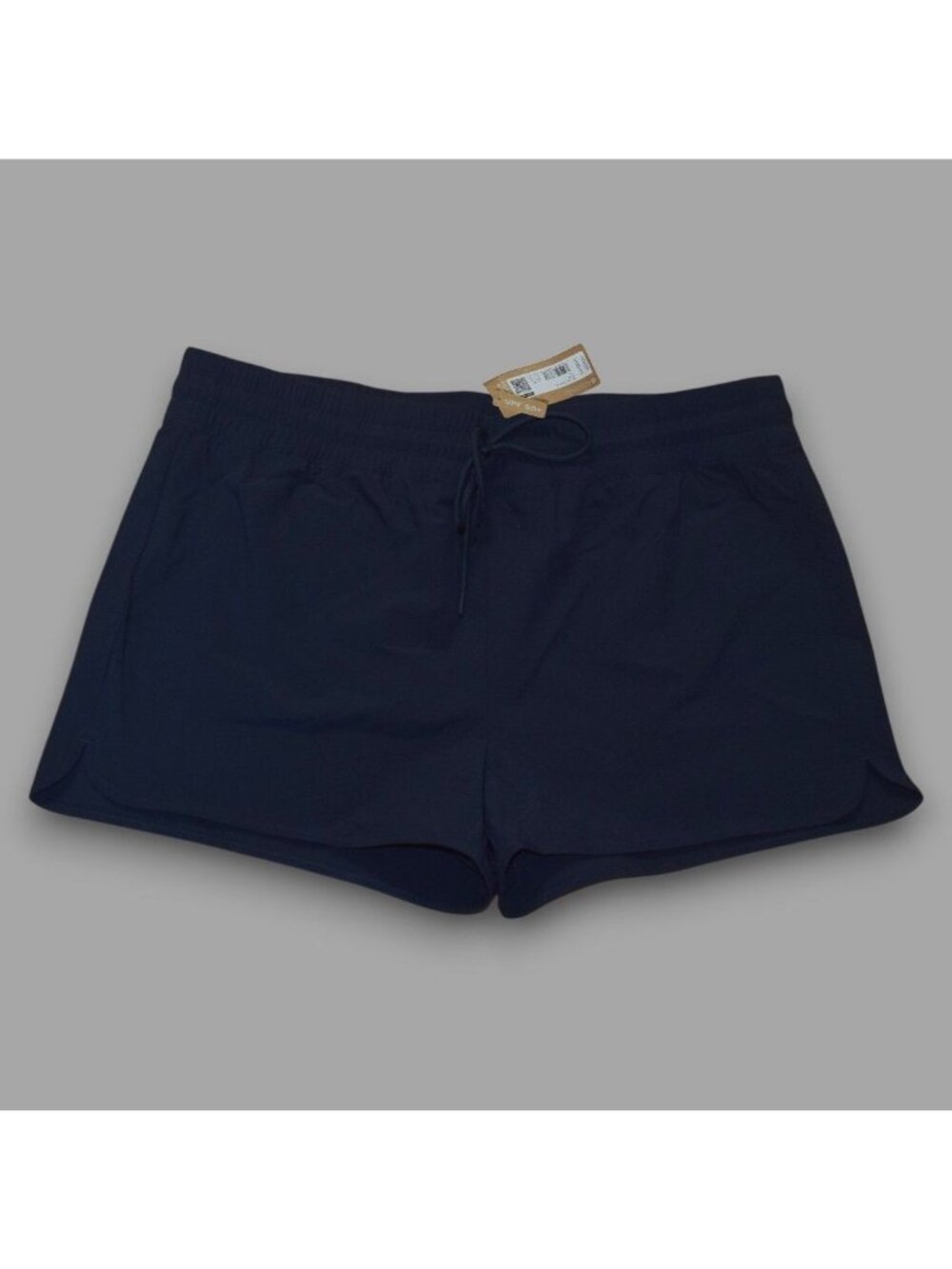 New w Tags! EDDIE BAUER Women's Sz XL Tidal Wave Pull-On Shorts - Black